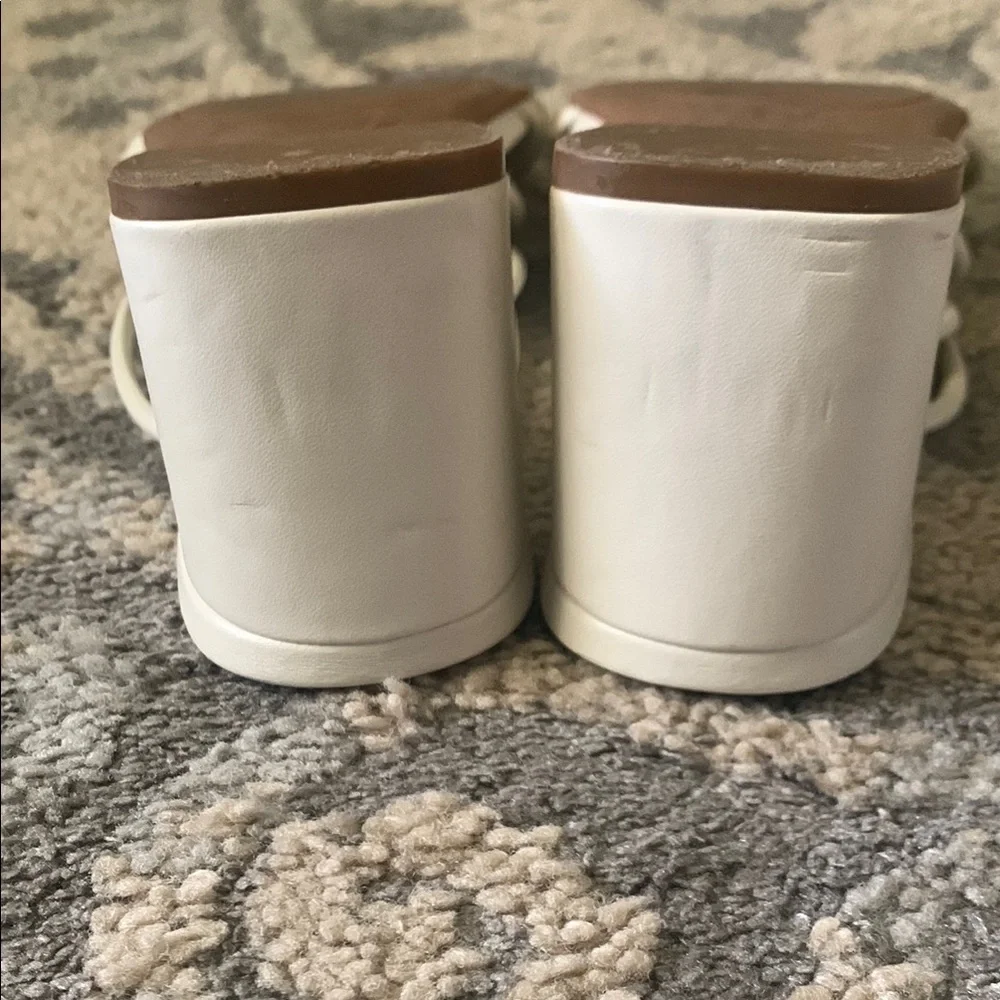 Nine West White High Heel Sandals - Picture 3 of 3